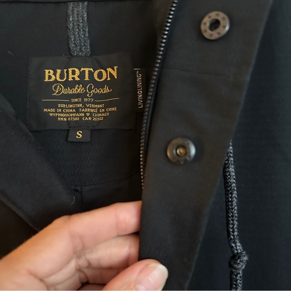 Burton Water Resistant Rain Jacket Shell - Picture 4 of 13